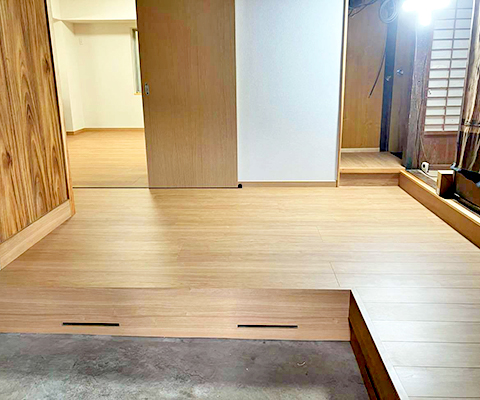 玄関ホール改装工事