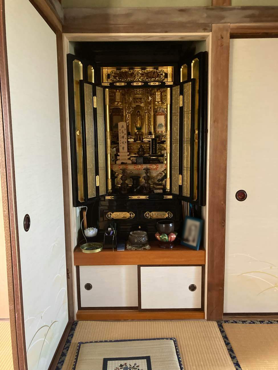 仏壇、収納入替え工事
