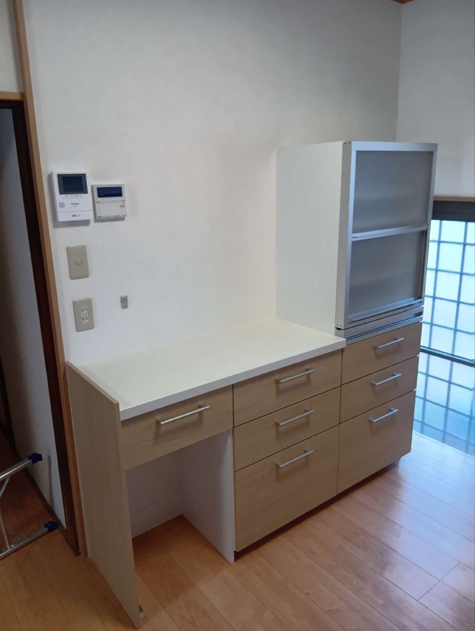 カップボード取り付け工事