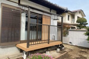 テラス取り付け工事